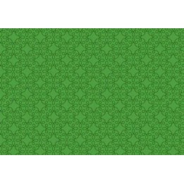 Stoff grün Ornamente