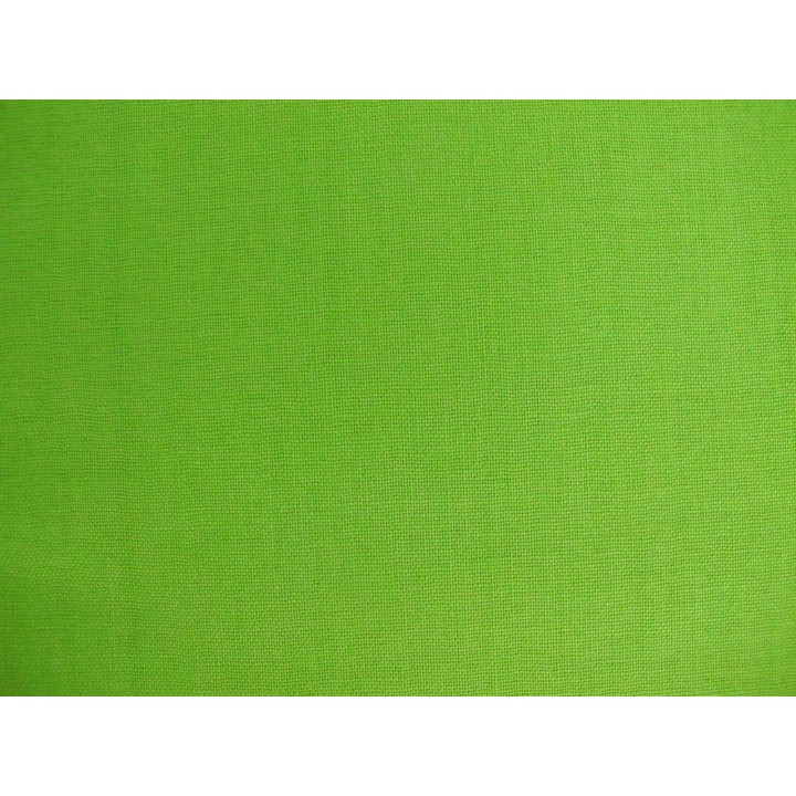 Patchworkstoff uni apfel grün