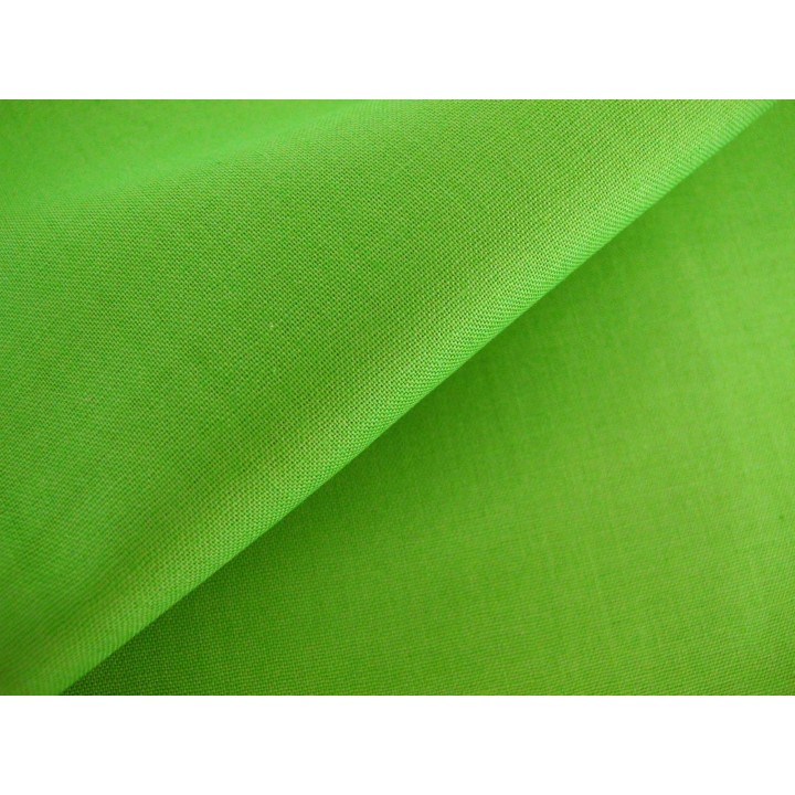 Patchworkstoff uni apfel grün