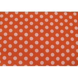 Tildastoff Punkte orange