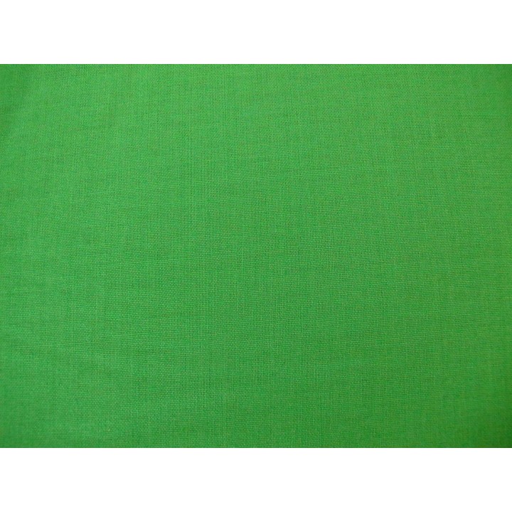 Patchworkstoff uni mai grün