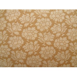 Blumenstoff ocker sand Patchworkstoff Moda