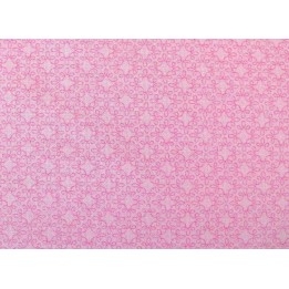 Ornamentstoff Patchworkstoff rosa