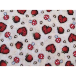 Patchworkstoff Herzchen My Story