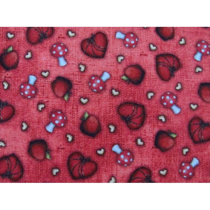 Patchworkstoff Herzchen My Story