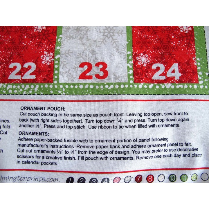 Adventskalender Panel Debbie Mumm Weihnachten