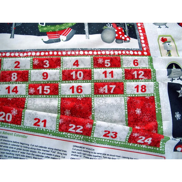 Adventskalender Panel Debbie Mumm Weihnachten
