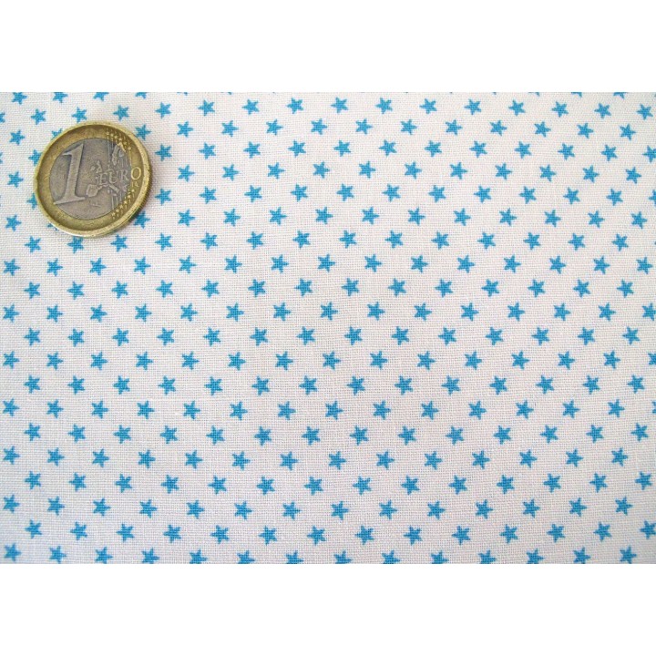 Tilda Stoffe Classic Basics Tiny Star blau Quiltstoff