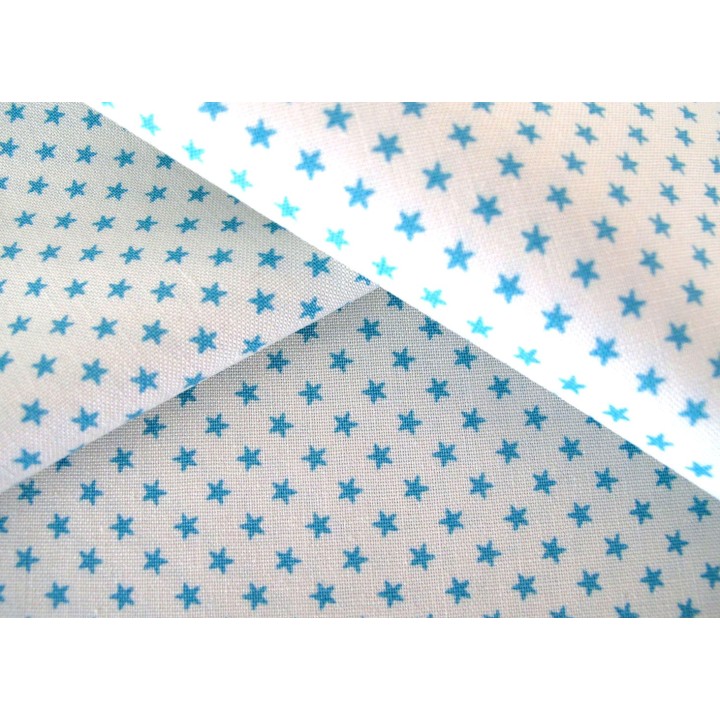 Tilda Stoffe Classic Basics Tiny Star blau Quiltstoff