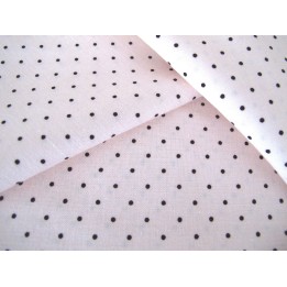 Stoff Pünktchen rosa schwarz in Bloom Patchworkstoff
