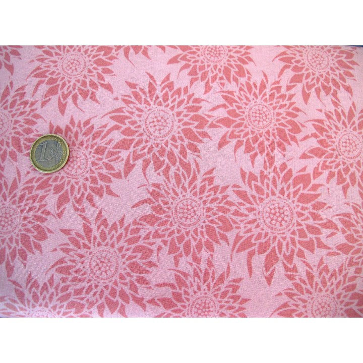 Patchworkstoff Blumenstoff rose Better Gnomes & Gardens