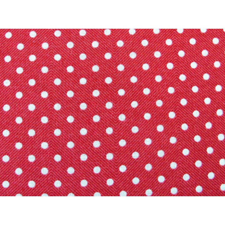 Patchworkstoff rot Stoff Punkte Market Place Windham