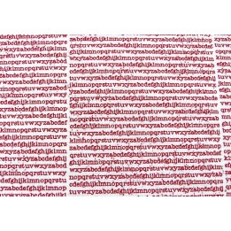 Quiltstoff Buchstaben rot The Print Shop Moda Patchworkstoff