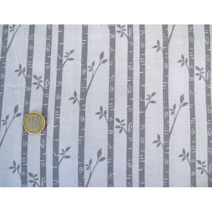 Patchworkstoff Baum grau Henry Glass Be Wild