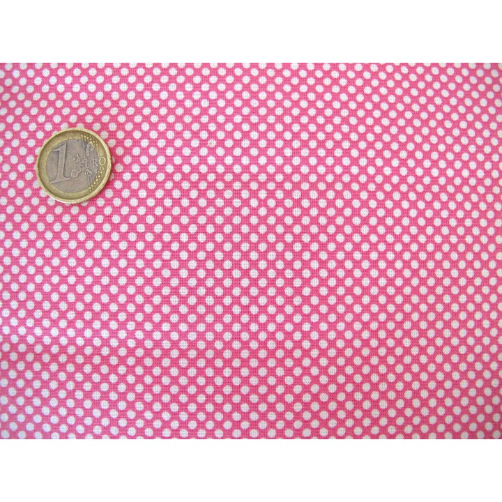 Tilda Stoffe Classic Basics Paint Dots Pink Pünktchenstoff
