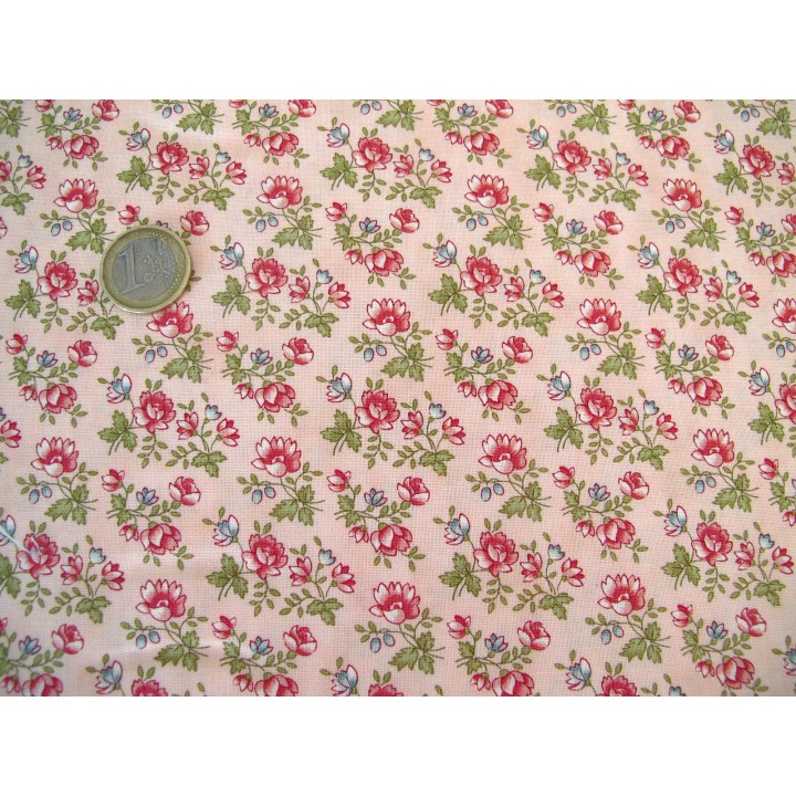 Patchworkstoff Blumenstoff Moda RUE 1800