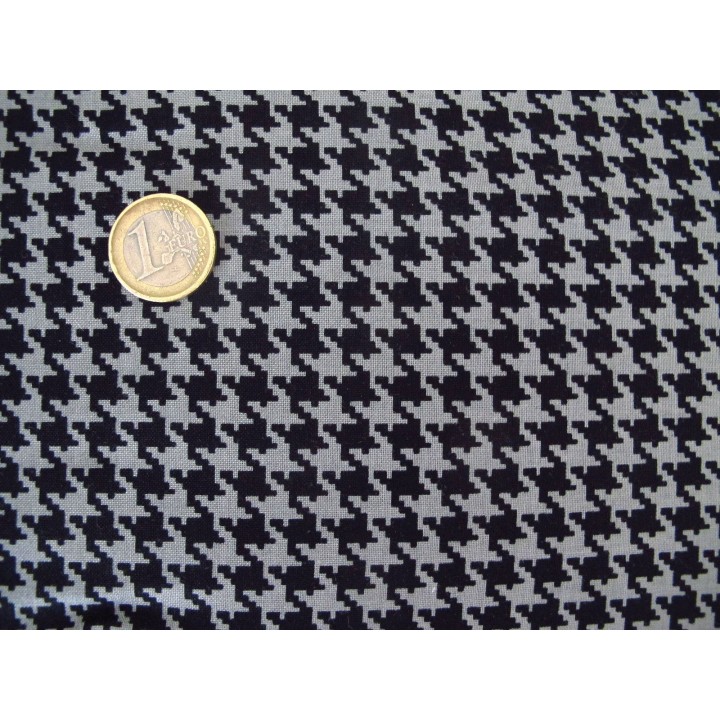 Quiltstoff Hahnentritt Midwinter Song Patchworkstoff
