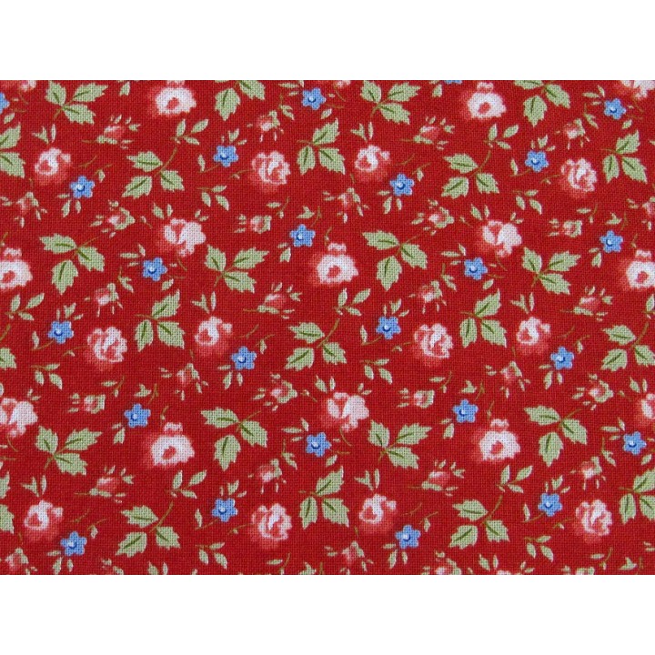 Patchworkstoff Rosenstoff Harbor Springs rot