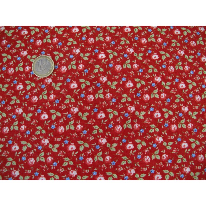 Patchworkstoff Rosenstoff Harbor Springs rot