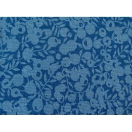 Patchworkstoff Beeren azurblau Wiltshire Liberty