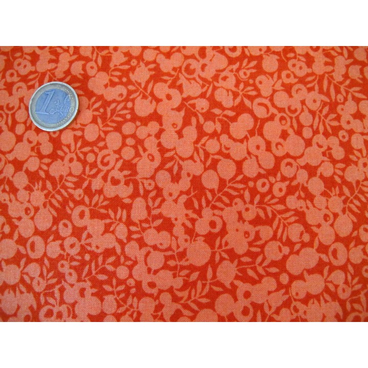 Patchworkstoff Beeren orange Wiltshire Liberty