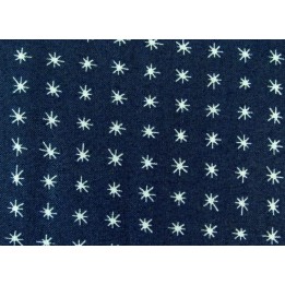 Stoff Sterne To Be Jolly dunkelblau Patchworkstoff