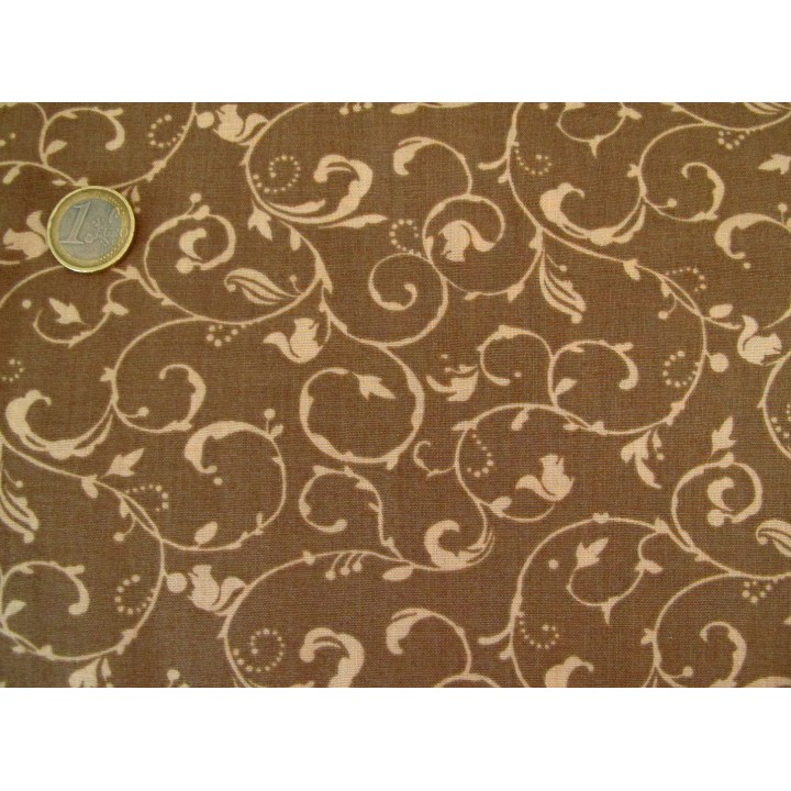 Patchworkstoff nougat Eichhörnchen Squirrelly Girl