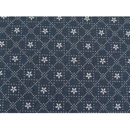 Patchworkstoff Blumenstoff rauchblau Abbie´s Garden