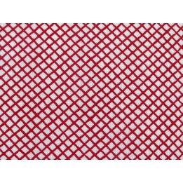 Patchworkstoff Karos rot La Rose Rouge Quiltstoff