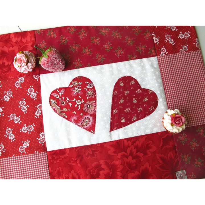 Freebie Tisch-Set Herzchen