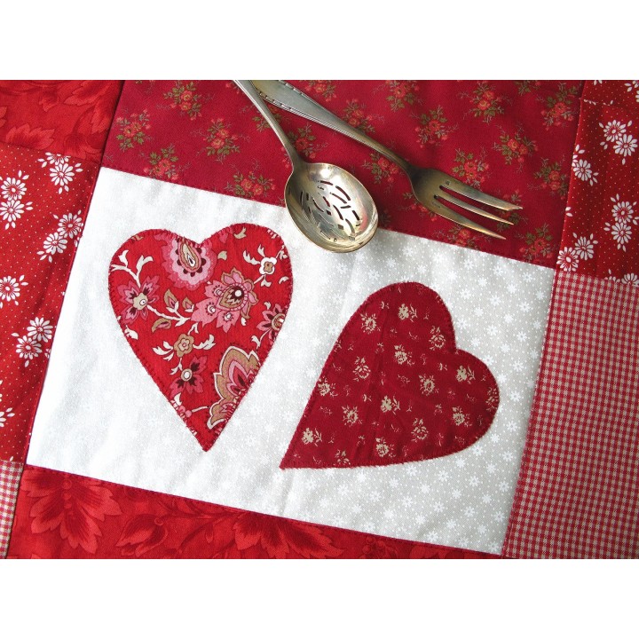 Freebie Tisch-Set Herzchen