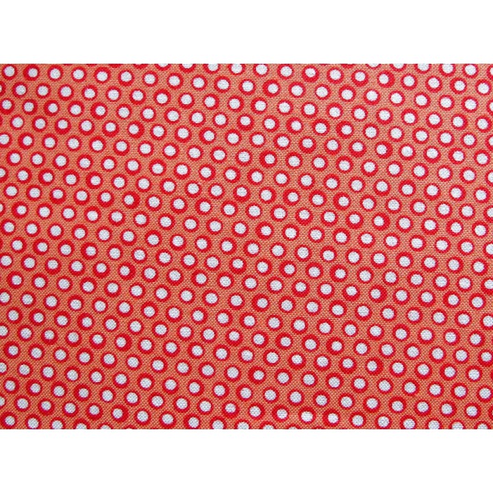 Quiltstoff Punkte orange Summerfest Patchworkstoff