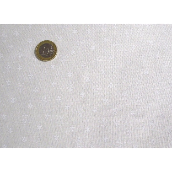 Quiltstoff Lilie weiß Quilters Flour II Patchworkstoff