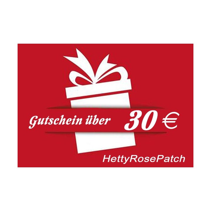 Gutschein 30 EUR