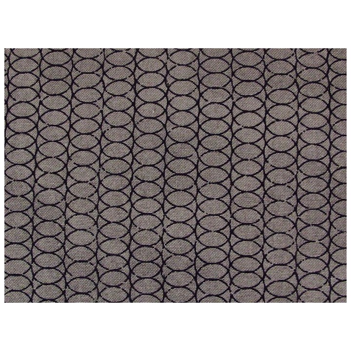 Patchworkstoff Kreise grau Metropolis
